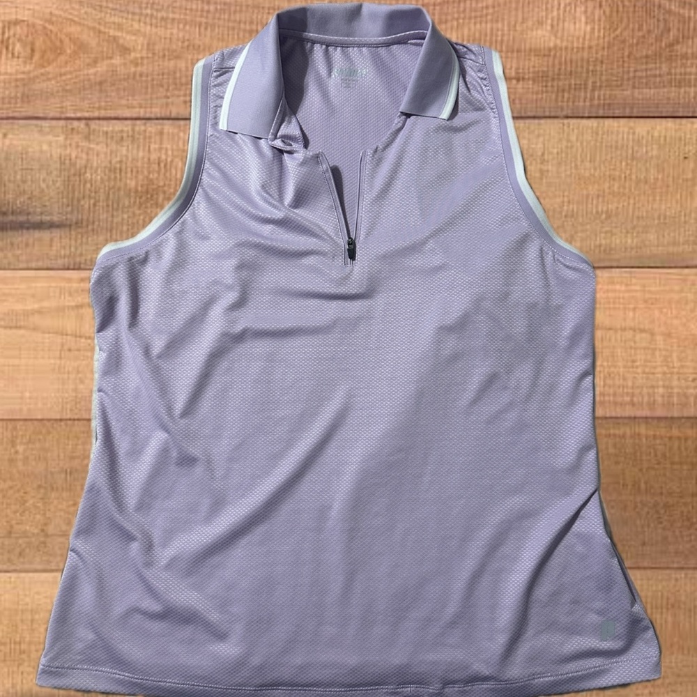 Prince Lavender Zip-Up Tank Top